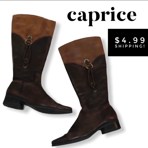 Vintage Shoes - Vintage 90’s leather riding boots